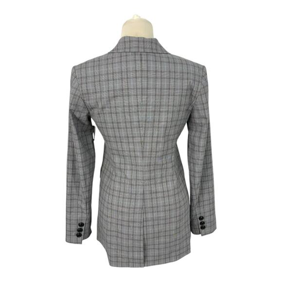 Nordstrom British Plaid Blazer Gray Size XS NWOT $179 MSRP - Picture 8 of 8